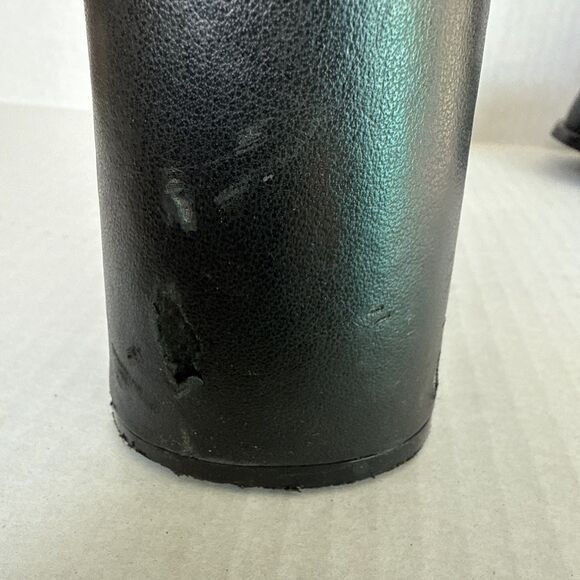 Harley Davidson Womens Leather High Heel Riding Flame Boots Sz 9M Black See Pics - Picture 12 of 12